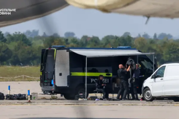 Вибухівку біля українського Ан-124 у Лейпцигу оцінили спільно з німецькими спецслужбами
