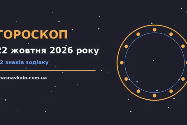 Гороскоп на 22 жовтня 2026 року: час рішень для всіх знаків для нових справ і розмов