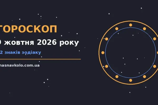 Гороскоп на 9 жовтня 2026 року: час рішень для всіх знаків для нових справ і розмов
